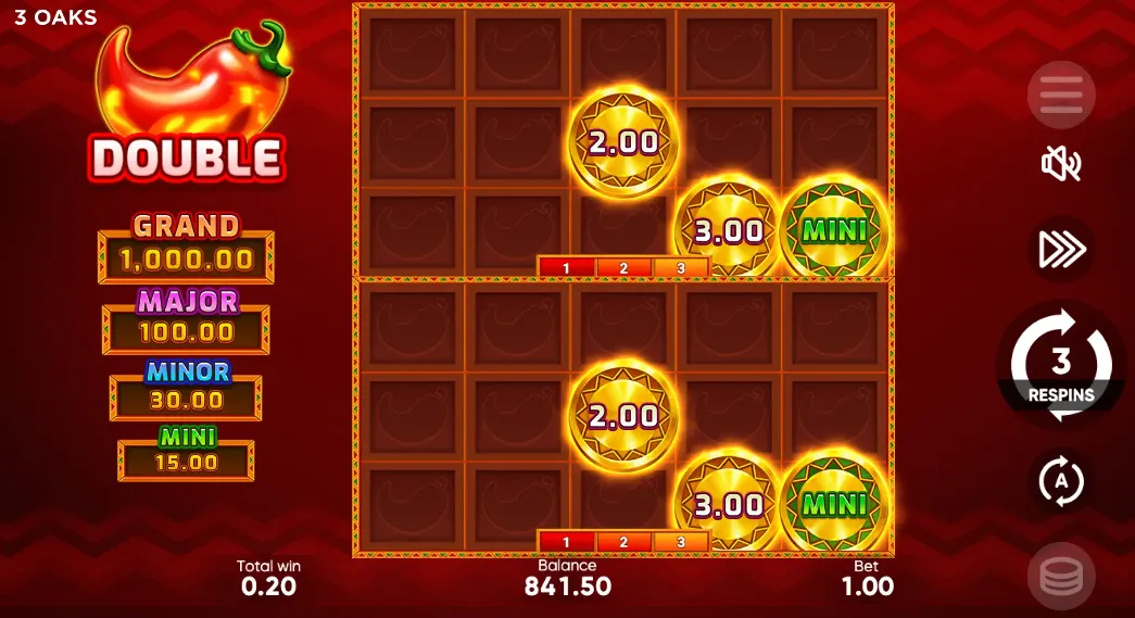 3 Super Hot Chillies Double Reels